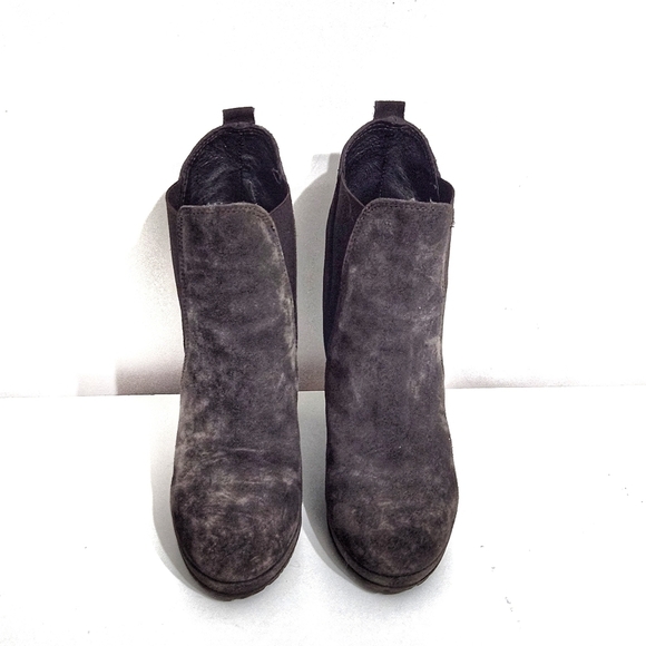 BROWNS Suade High Heels Ankle Boots - Picture 6 of 11